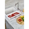 Lavoba İçi Sürgülü Açılır Kapanır Sebze Meyve Süzgeci Füme (Açık 38,5 Cm Kapalı 34,50 Cm )