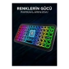 Mini Klavye Smarttv Işıklı Bluetooth Kablosuz Televizyon Ps3 Dizüstü Tabletler Ve Telefonlar İçin