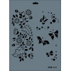 Rich New Seri N-117 Stencil 35x25 cm