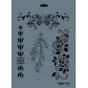 Rich New Seri N227 Stencil 35X25 Cm