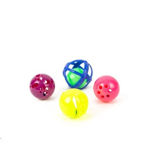 32204 Sesli Kedi Oyun Topu 4lü-6 Adet