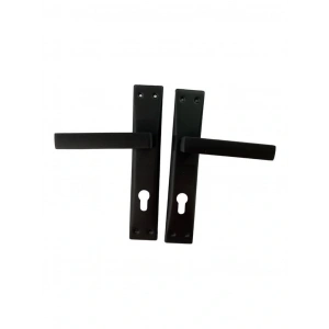 Adil Riva Mat Siyah Yale Kapı Kolu