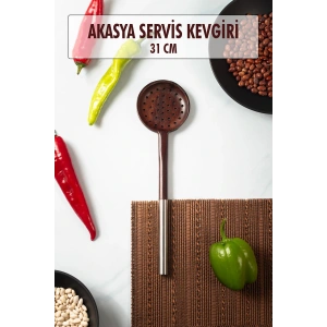 Akasya 2 Li Servis Kaşığı & Sunum Kaşığı & Salata Servis Seti