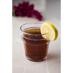 Akrilik Aquamarin 6lı Kısa Bardak & Su Meşrubat Kahve Yanı Bardağı 300 ml ( Cam Değildir )