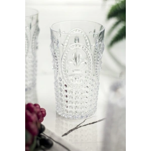 Akrilik Aquamarin Tekli Uzun Bardak & Su Meşrubat Bardağı 750 ml ( Büyük Boy & Cam Değildir )