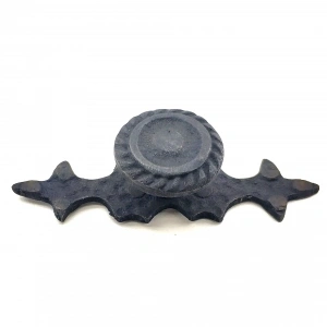 Antika Tarz Dekoratif Pirinç Çizgili Düğme - 25x80 Mm, Oksit