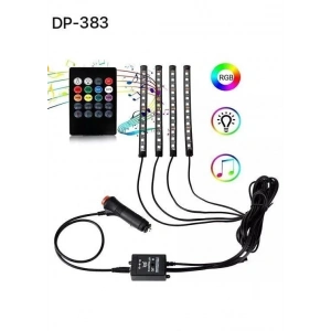 Araç İçi Ayak Altı Ses Duyarlı Şerit Led 4lü Set