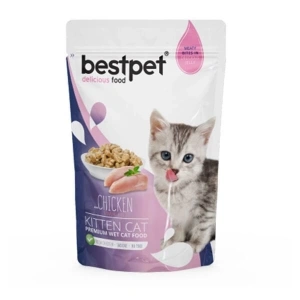 BestPet Kitten Jelly Pouch Yavru Kedi Maması 1 Adet 85 Gr