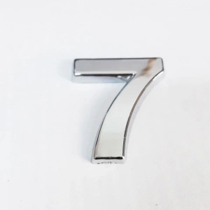 Cemax 7 Rakamı 3,75 Cm Krom Yapışkanlı