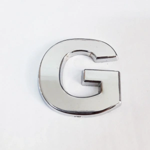 Cemax G Harfi  3,75 Cm Krom Yapışkanlı