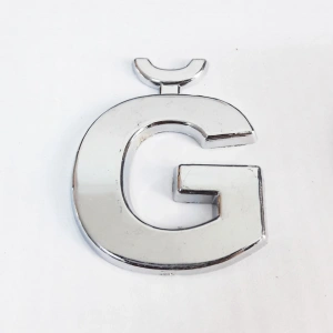 Cemax Ğ Harfi  3,75 Cm Krom Yapışkanlı