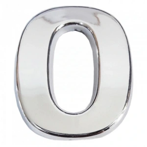 Cemax Krom Yapışkanlı 0 Rakamı 5 Cm