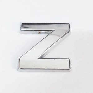 Cemax Z Harfi  3,75 Cm Krom Yapışkanlı