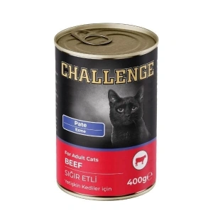 Challenge Pate Sığır Etli Yetişkin Konserve Kedi Maması 400 Gr