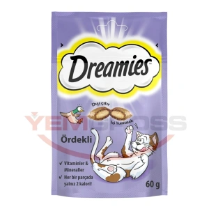Dreamies Ördekli Kedi Ödülü - 60 Gr