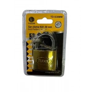 Ennalbur Tudor 38 mm Kısa Sarı Asma Kilit