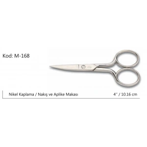 Europe Kalın Nakış Makası Süper Kalite No:4 10,16 Cm