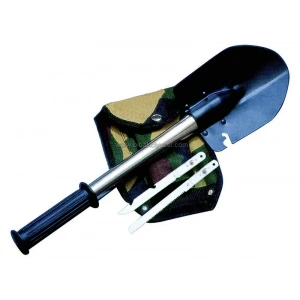 Kpx14 4 Lü Kamp Seti - Bıçak, Testere, Kürek, Balta - Kılıflı