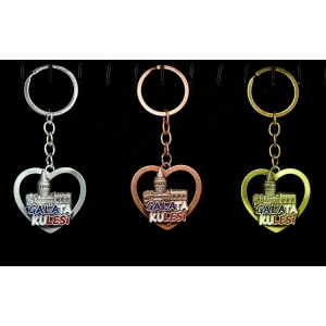 Metal Galata Kulesi Anahtarlık Alk2209
