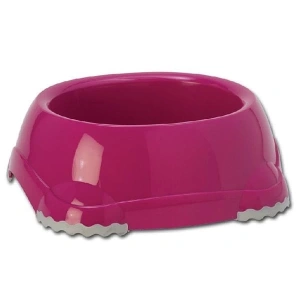 Moderna Smart Plastik Kedi ve Köpek Mama ve Su Kabı Fuşya 315 Ml