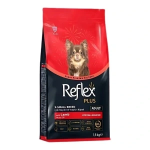 Reflex Plus Kuzu Etli Çok Küçük Irk Yetişkin Köpek Maması 1.5 Kg