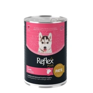 Reflex Plus Pate İçinde Kuzu Etli Yavru Konserve Köpek Maması 1 Adet 395 Gr