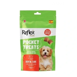 Reflex Plus Pocket Treats Ağız ve Diş Sağlığı için Köpek Ödül Maması 70 Gr 1 Adet