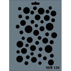 Rich New Seri N-139 Stencil 35x25 cm