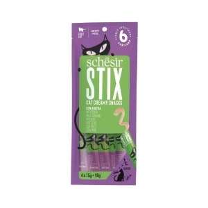 Schesir Cat Stick Ördekli Sıvı Kedi Ödül Maması 1 Adet 6x15 Gr