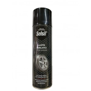 Selsil Lastik Parlatıcı Sprey 500 ml