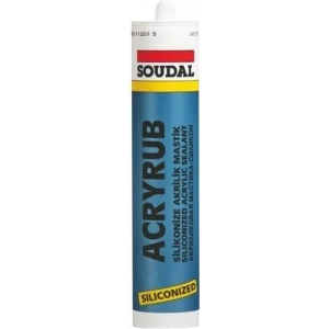 Soudal Acryrub Silikonize Mastik 310 ml Antrasit