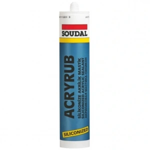 Soudal Acryrub Silikonize Mastik 310 Ml Kahverengi