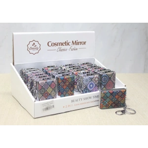 Taşlı El Aynası Anahtarlık Alk3774