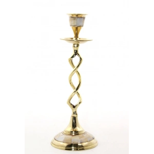 Tekli Pirinç Sedefli Şamdan 5078