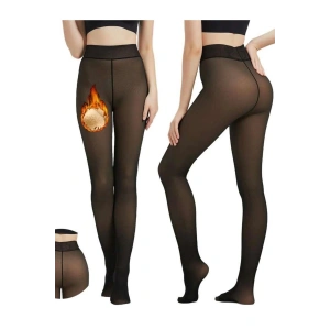 Termal Peluş Siyah Külotlu Çorap Pkc-581