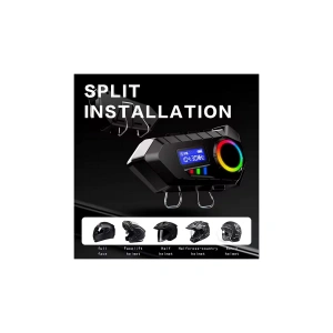 Y30 Kask Kulaklık Bluetooth Motosiklet Kulaklık Rgb Radyolu Intercom