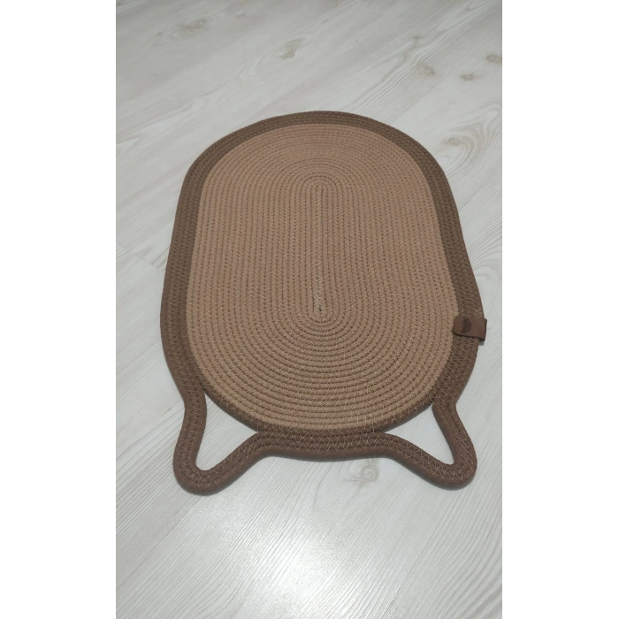 Mikopet Dekoratif Kedi Kulaklı Tırmalama Paspası