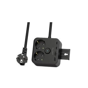 Termal Akım Korumalı Isıya Dayanıklı 2’li Du Tipi Priz 2x Usb 2x Type-c