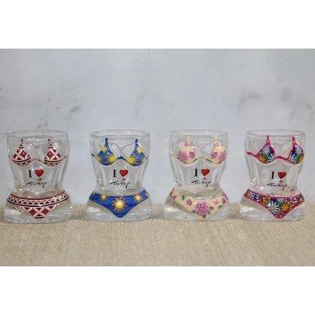 Vücut Tasarımı Cam Shot Bardak