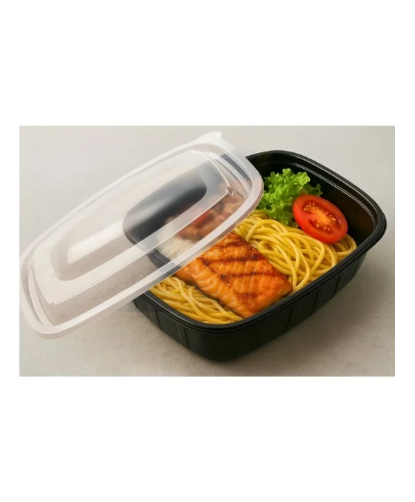 1000cc PP Sıcak Yemek Kabı (Kap+Kapak) 100 Adet