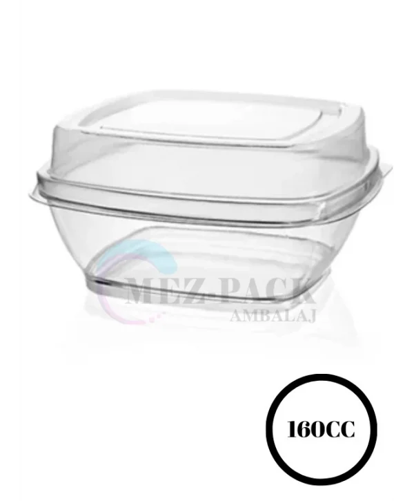 160cc Kare Kase Kapaklı 1000 Adet
