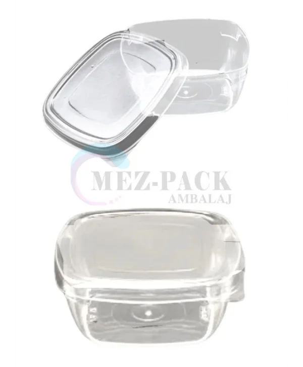 160cc Kare Kase Kapaklı 250 Adet