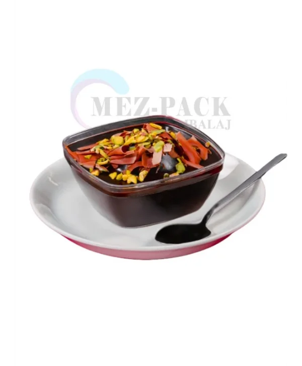 160cc Kare Kase Kapaklı 350 Adet