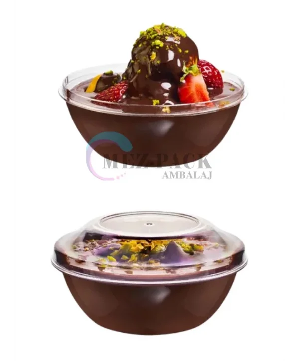 160cc Yuvarlak Kase Kapaklı 1000 Adet