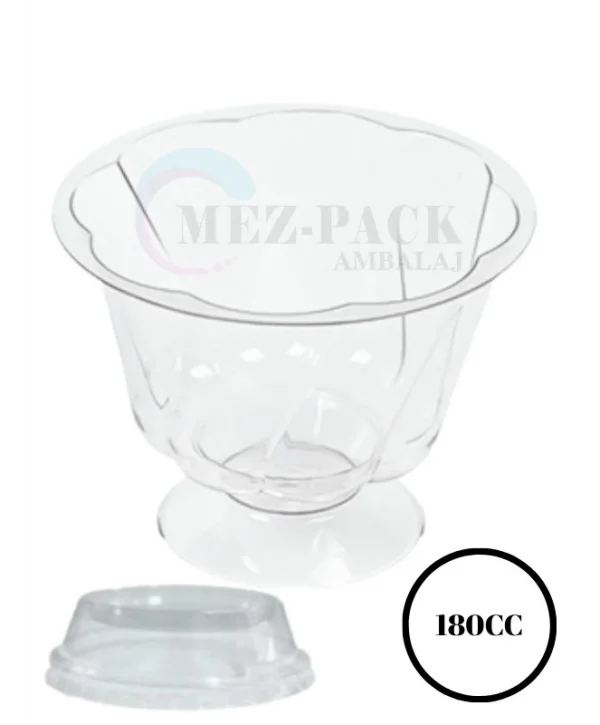 180cc Papatya Kase Kapaklı 100 Adet
