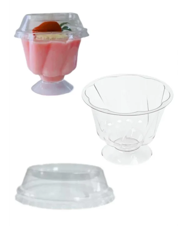 180cc Papatya Kase Kapaklı 100 Adet