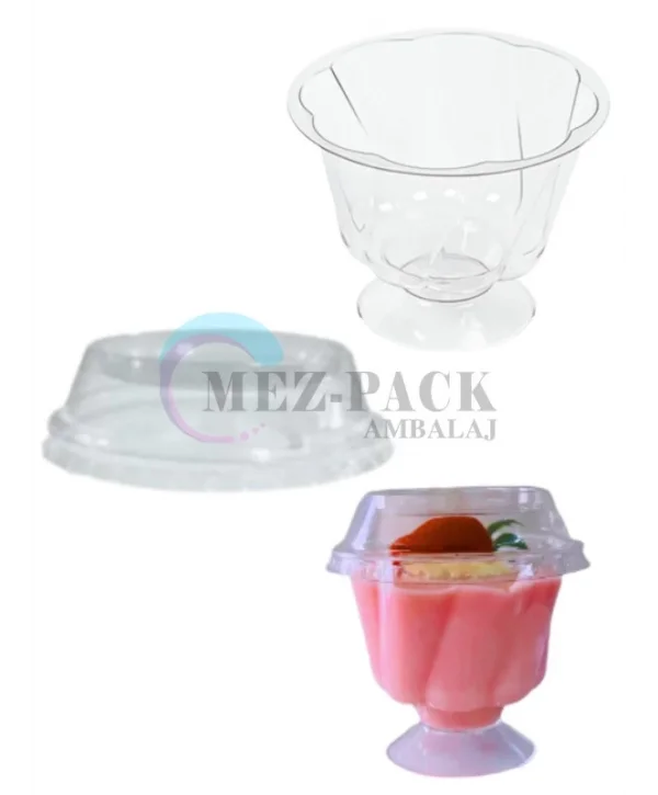 180cc Papatya Kase Kapaklı 350 Adet