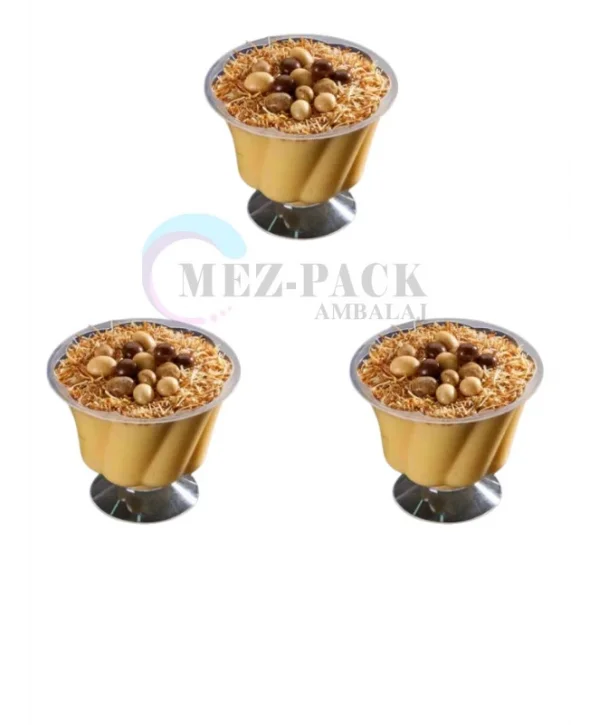 180cc Papatya Kase Kapaklı 500 Adet