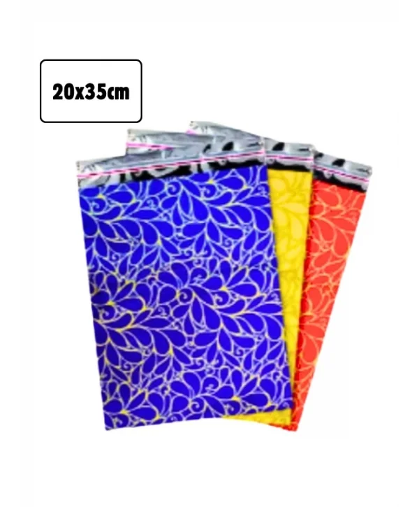 20x35cm Desenli Lüks Metalize Poşet 1000 Adet