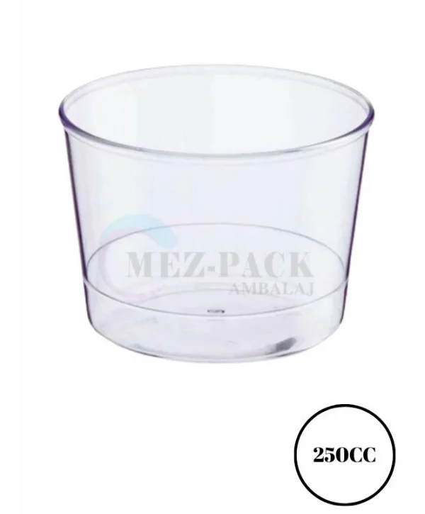 250cc Bodega Tatlı Kasesi Kapaksız 100 Adet